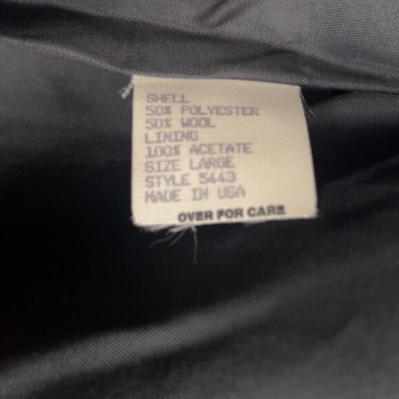 Vintage 80's/90's Made In USA Wool Houndstooth Womens Blazer - Picture 7 of 8